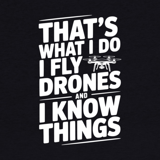 That's What I Do I Fly Drones and I Know Things by Frank Ring