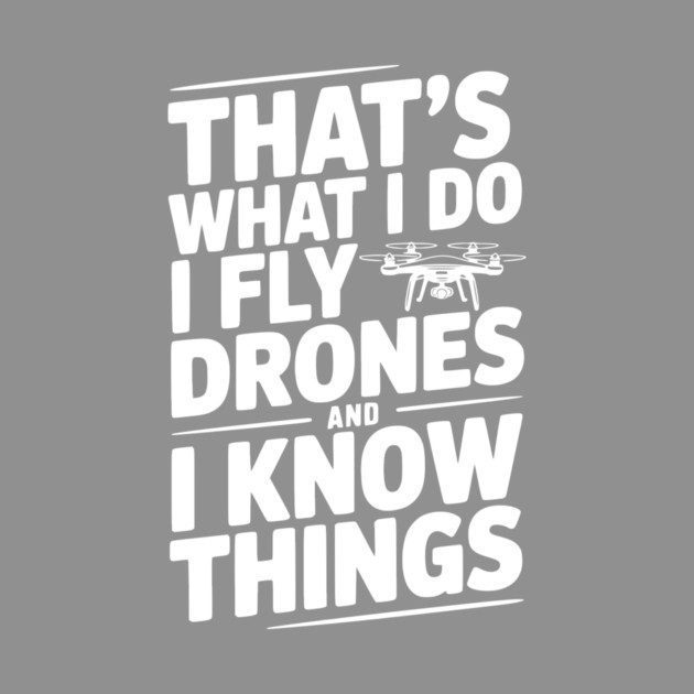 That's What I Do I Fly Drones and I Know Things by Frank Ring