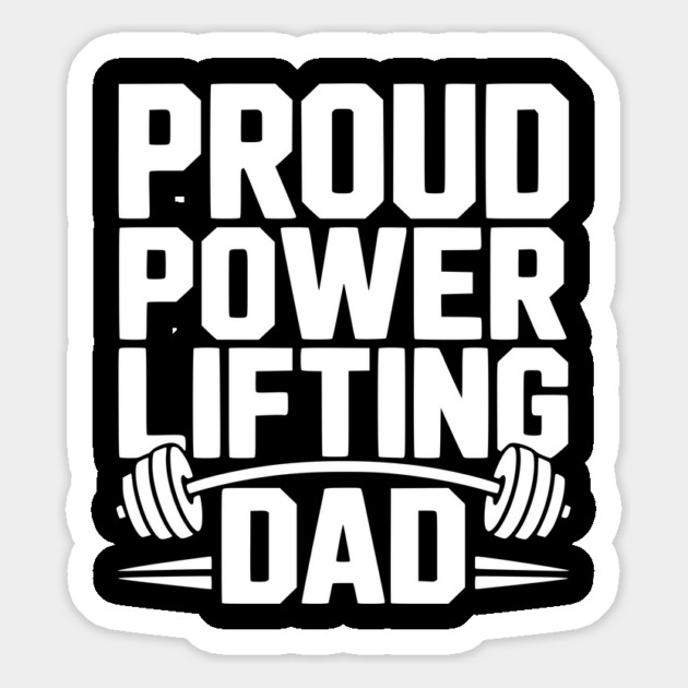 Proud Power Lifting Dad Magnet by Frank Ring