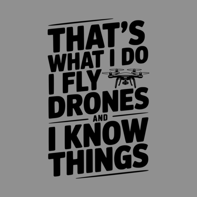 That's What I Do I Fly Drones and I Know Things by Frank Ring