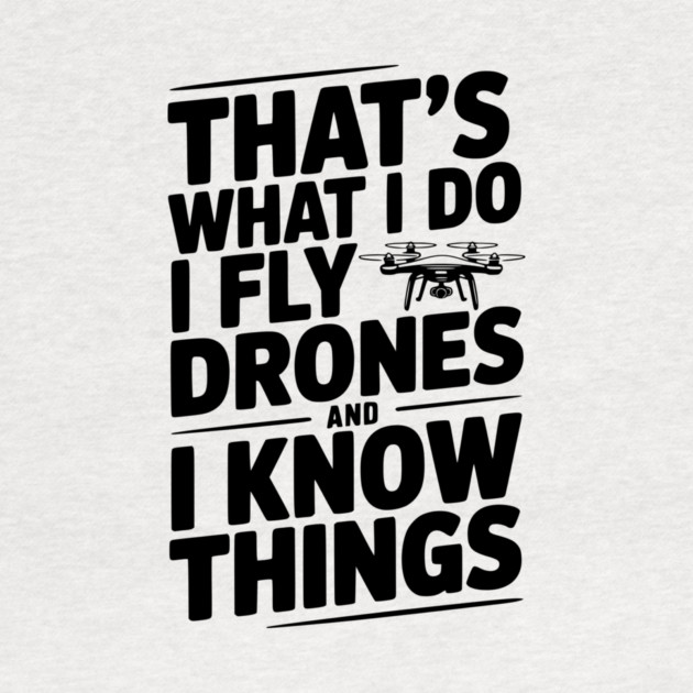 That's What I Do I Fly Drones and I Know Things by Frank Ring