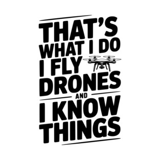 That's What I Do I Fly Drones and I Know Things T-Shirt