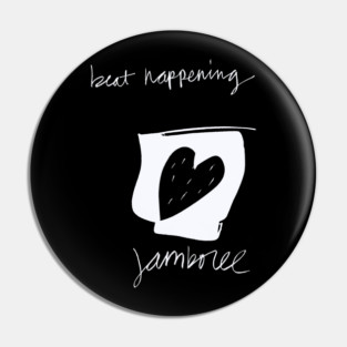 Beat Happening Heart Pin