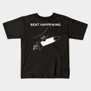 Beat Happening Rocket Cat Kids T-Shirt