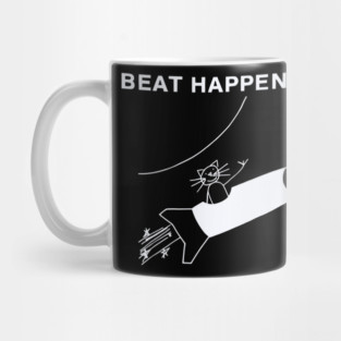 Beat Happening Rocket Cat Mug