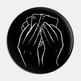 Hand Holding Cards 67 Pin