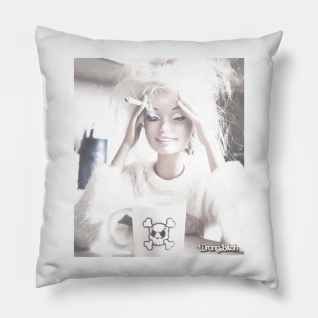 Burnout Doll Morning Pillow by Wrongteeshirt
