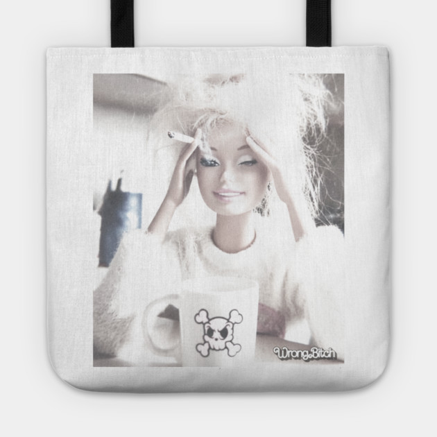 Burnout Doll Morning Tote by Wrongteeshirt