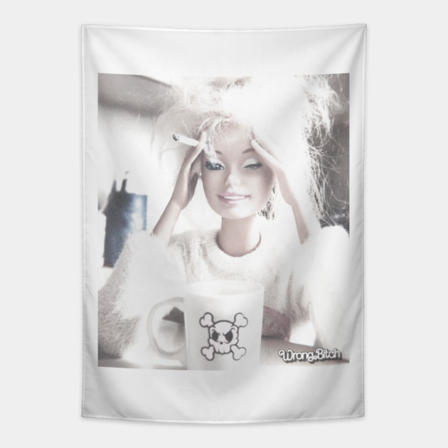 Burnout Doll Morning Tapestry by Wrongteeshirt