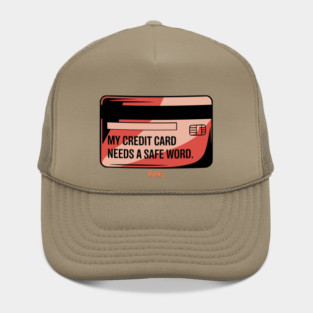 Credit Card Safe Word - WhimWiz quirky hoodies graphic tees and more Hat