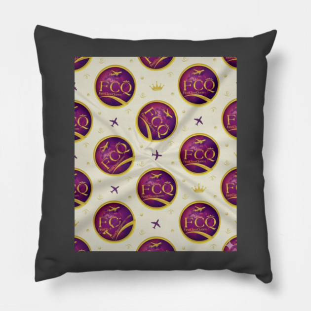 Logo FirstClassQueen Pillow by FirstClassQueen