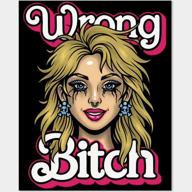 Wasted Barbie Wall Art by Wrongteeshirt