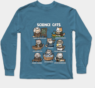 Science Cats Long Sleeve T-Shirt