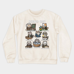Science Cats Crewneck Sweatshirt