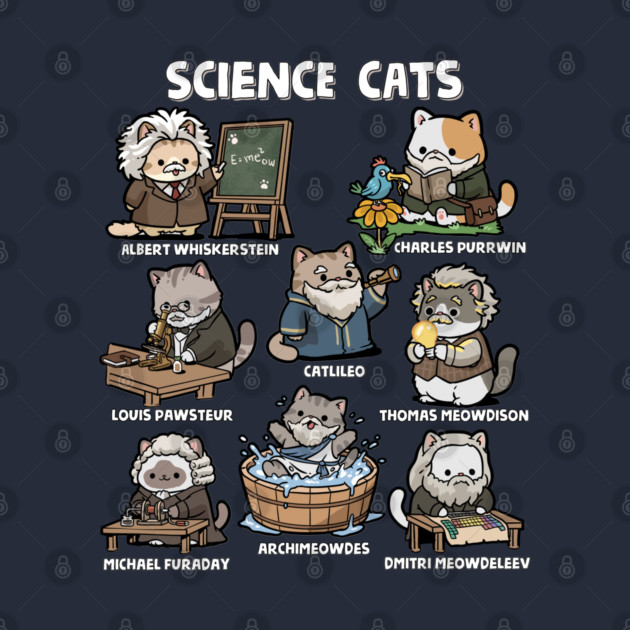 Science Cats by GoshWow®