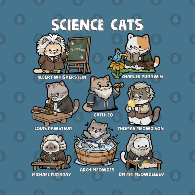 Science Cats by GoshWow®
