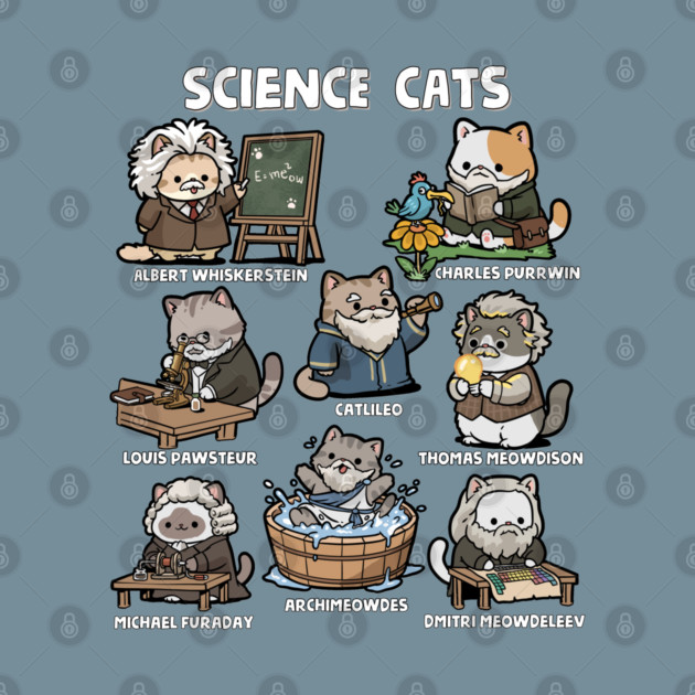 Science Cats by GoshWow®
