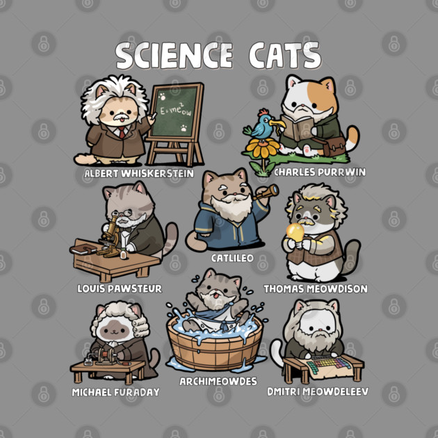 Science Cats by GoshWow®