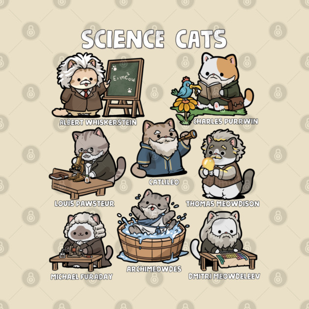 Science Cats by GoshWow®