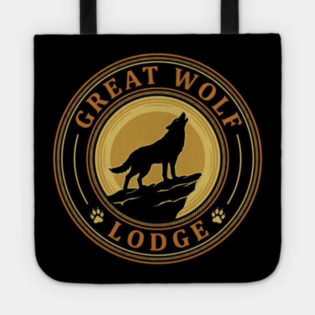 Great Wolf Lodge Logo Vacation Travel Tote by ArtistTee ⭐⭐⭐⭐⭐