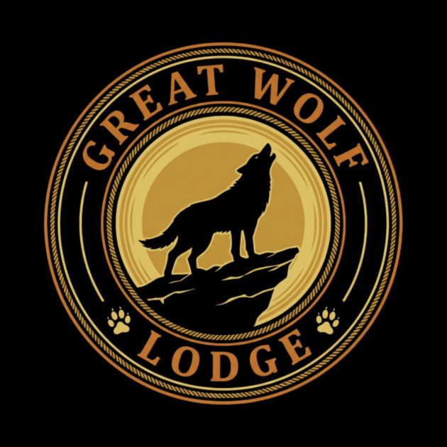 Great Wolf Lodge Logo Vacation Travel by ArtistTee ⭐⭐⭐⭐⭐