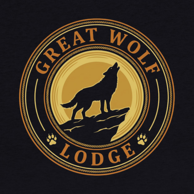 Great Wolf Lodge Logo Vacation Travel by ArtistTee ⭐⭐⭐⭐⭐