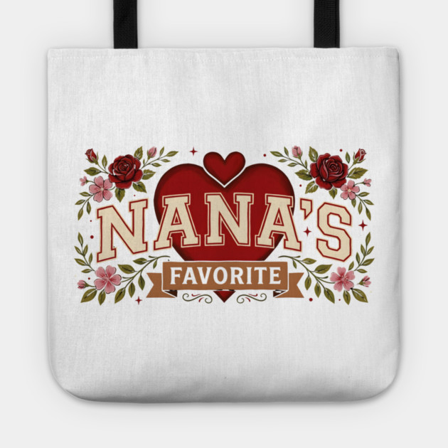 Nana's Favorite Grandmother Gift Tote by ArtistTee ⭐⭐⭐⭐⭐