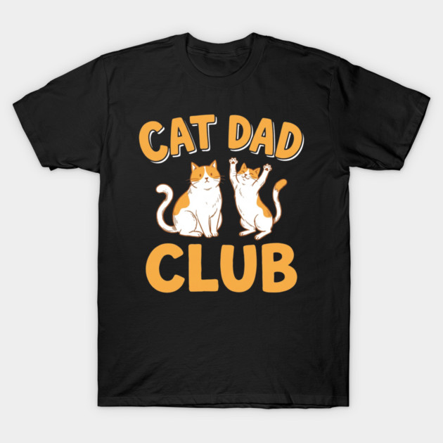 Cat Dad Club Funny Cat Lover T-Shirt by ArtistTee ⭐⭐⭐⭐⭐
