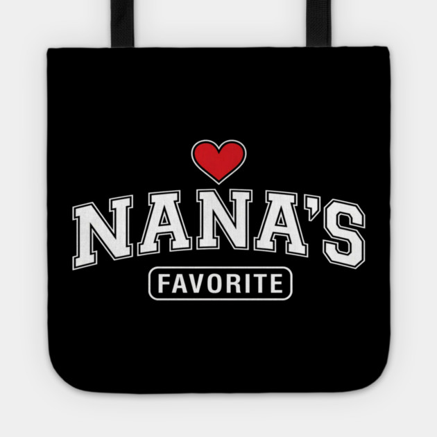 Nana's Favorite Grandmother Gift Idea Tote by ArtistTee ⭐⭐⭐⭐⭐