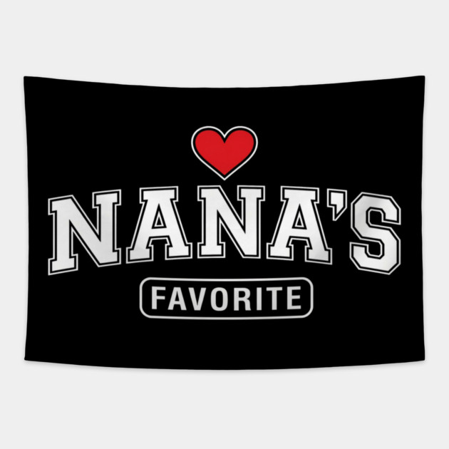 Nana's Favorite Grandmother Gift Idea Tapestry by ArtistTee ⭐⭐⭐⭐⭐