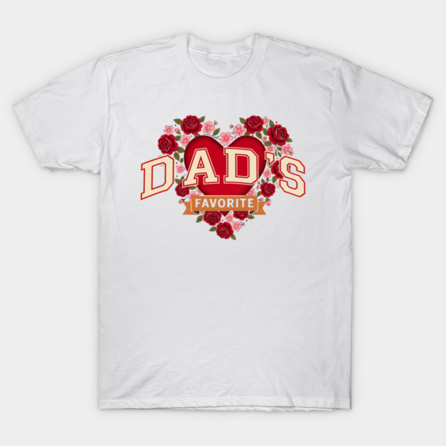 Dad's Favorite Father's Day Gift T-Shirt by ArtistTee ⭐⭐⭐⭐⭐