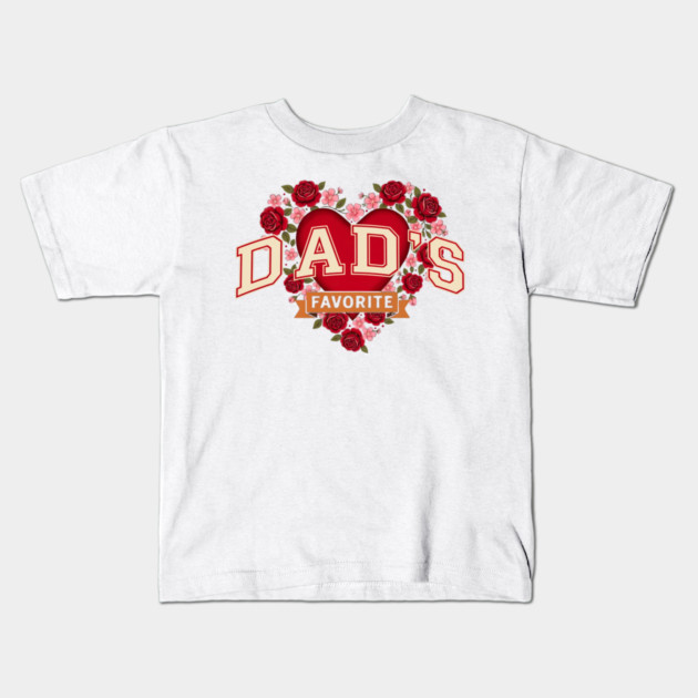 Dad's Favorite Father's Day Gift Kids T-Shirt by ArtistTee ⭐⭐⭐⭐⭐