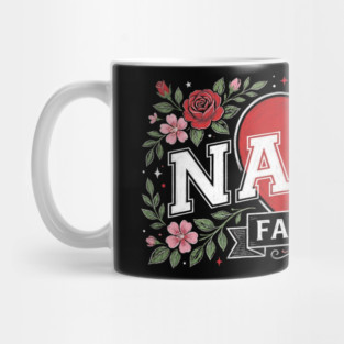 Nana's Favorite Grandmother Gift Floral Mug