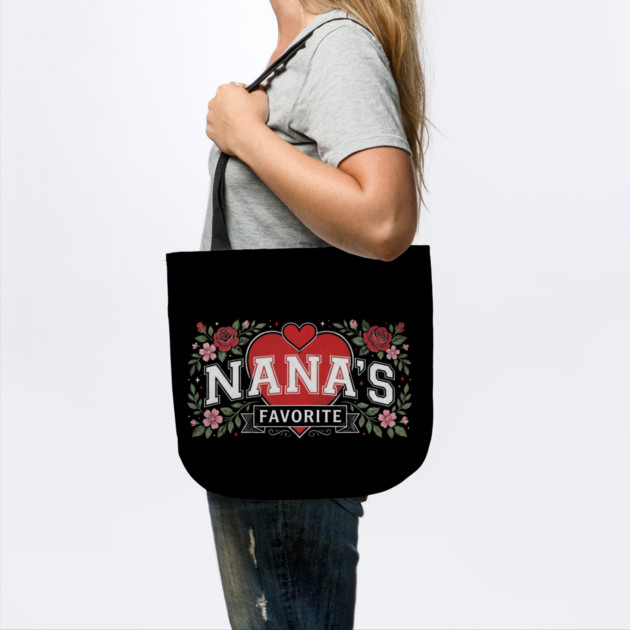 Nana's Favorite Grandmother Gift Floral by ArtistTee ⭐⭐⭐⭐⭐