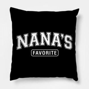 Nana's Favorite Grandmother Gift Pillow