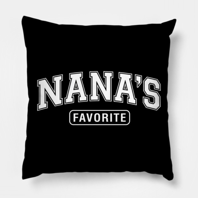 Nana's Favorite Grandmother Gift Pillow by ArtistTee ⭐⭐⭐⭐⭐