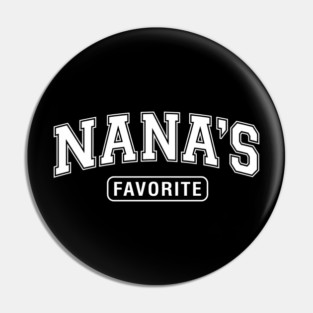 Nana's Favorite Grandmother Gift Pin