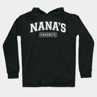 Nana's Favorite Grandmother Gift Hoodie