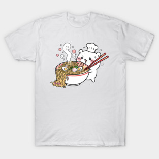 Chiikawa Cooking Ramen – Cute Kawaii Japanese Food T-Shirt