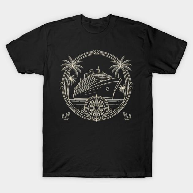Cruise Ship Adventure Travel Nautical T-Shirt by ArtistTee ⭐⭐⭐⭐⭐