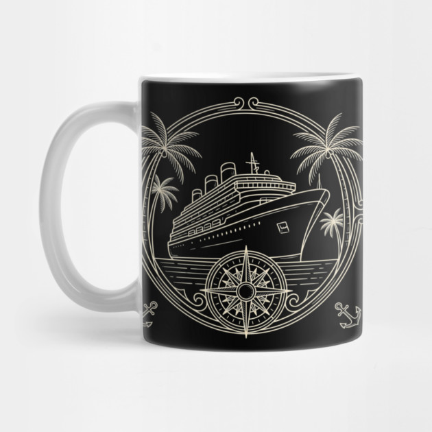 Cruise Ship Adventure Travel Nautical by ArtistTee ⭐⭐⭐⭐⭐