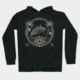Cruise Ship Adventure Travel Nautical Hoodie