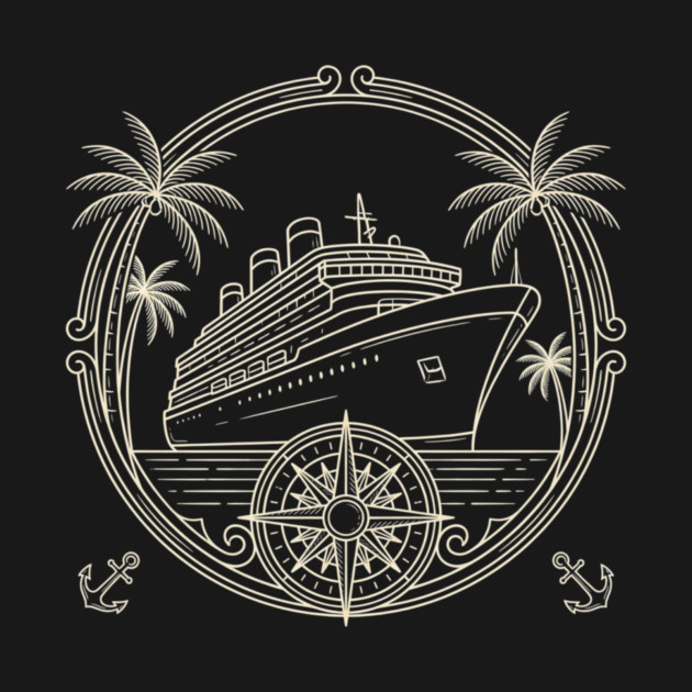 Cruise Ship Adventure Travel Nautical by ArtistTee ⭐⭐⭐⭐⭐