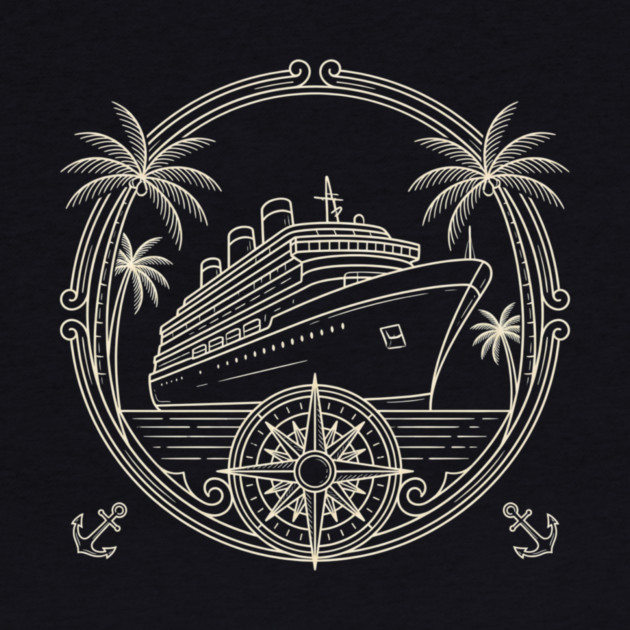 Cruise Ship Adventure Travel Nautical by ArtistTee ⭐⭐⭐⭐⭐