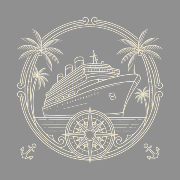 Cruise Ship Adventure Travel Nautical by ArtistTee ⭐⭐⭐⭐⭐
