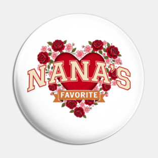 Nana's Favorite Grandmother Gift Pin
