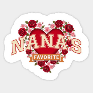 Nana's Favorite Grandmother Gift Magnet