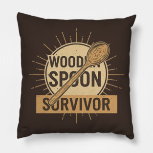 wooden-spoon-survivor Pillow