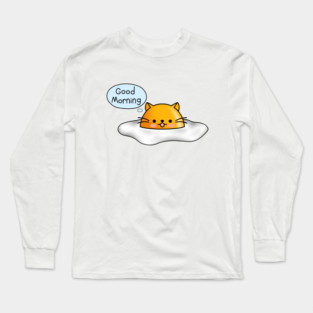 Kitty Breakfast Long Sleeve T-Shirt