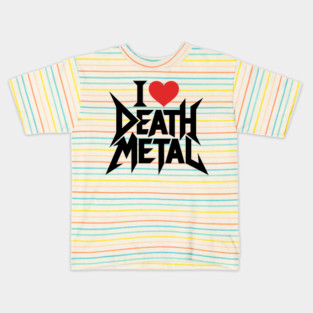 I Love Death Metal Kids T-Shirt